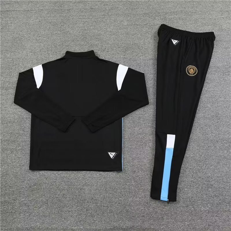 AAA Quality Manchester City 23/24 Tracksuit - Black/White/Blue
